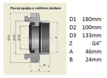 Spojka požární hadicová A110 Al savicová