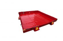 Skládací záchytná vana ECCOTARP DECON D25